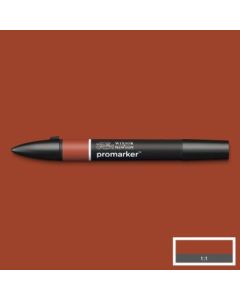 Winsor & Newton Promarker - Alcohol Based - Twin Tip Marker - Cedar Brown (O235)