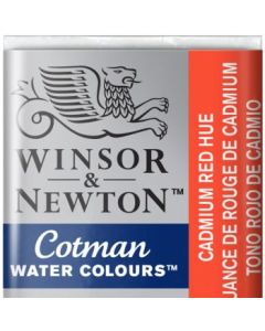 Winsor & Newton Cotman Water Colour Half Pan - Cadmium Red Hue (095)