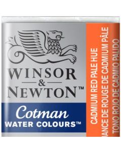 Winsor & Newton Cotman Water Colour Half Pan - Cadmium Red Pale Hue (103)