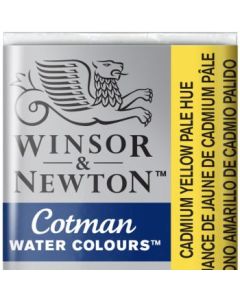 Winsor & Newton Cotman Water Colour Half Pan - Cadmium Yellow Pale Hue (119)