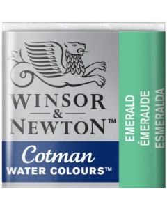 Winsor & Newton Cotman Water Colour Half Pan - Emerald (235)