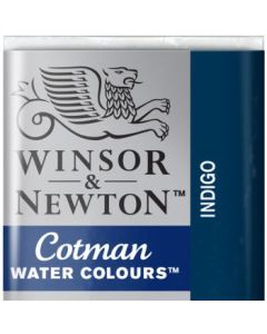 Winsor & Newton Cotman Water Colour Half Pan - Indigo (322)