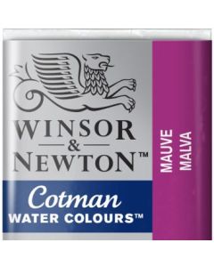 Winsor & Newton Cotman Water Colour Half Pan - Mauve (398)