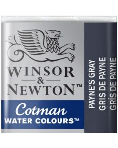 Winsor & Newton Cotman Water Colour Half Pan - Payne's Gray (465)