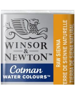 Winsor & Newton Cotman Water Colour Half Pan - Raw Sienna (552)