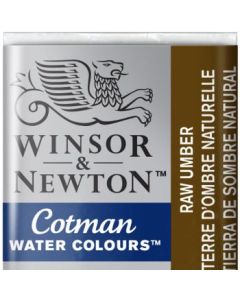 Winsor & Newton Cotman Water Colour Half Pan - Raw Umber (554)