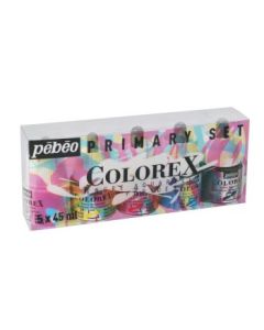 Pebeo Colorex Watercolour Inks - Box of 5 Assorted 45 ML Bottles