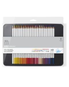 Winsor & Newton Studio Collection Watercolour Pencil - Set of 48 in Tin Box