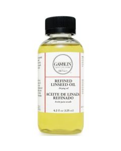 Gamblin Refined Linseed Oil - Bottle of 4.2 fl oz / 125 ML