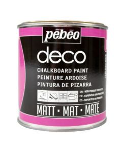 Pebeo Deco Chalkboard Black Paint - Tin of 500 ml