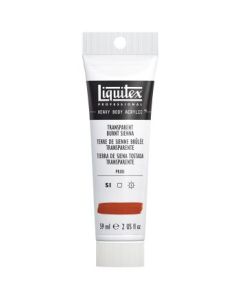 Liquitex Professional Heavy Body Acrylic Colour - Tube of 59 ML - Transparent Burnt Sienna (129)