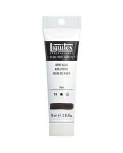 Liquitex Professional Heavy Body Acrylic Colour - Tube of 59 ML - Ivory Black (244)