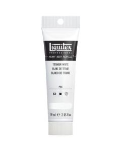 Liquitex Professional Heavy Body Acrylic Colour - Tube of 59 ML - Titanium White (432)