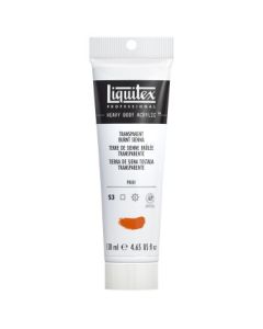 Liquitex Professional Heavy Body Acrylic Colour - Tube of 138 ML - Transparent Burnt Sienna (129)