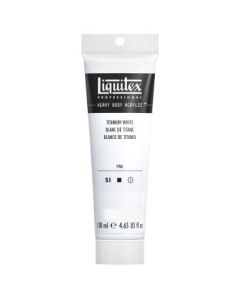 Liquitex Professional Heavy Body Acrylic Colour - Tube of 138 ML - Titanium White (432)