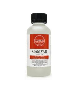 Gamblin GAMVAR Satin Picture Varnish - Bottle of 4.2 fl oz / 125 ML