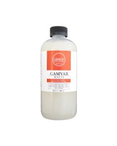 Gamblin GAMVAR Matte Picture Varnish - Bottle of 16.9 fl oz / 500 ML