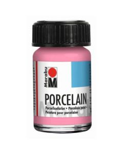 Marabu Porcelain Paint - Bottle of 15 ML - Rose Pink (133)