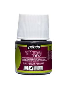 Pebeo Vitrea 160 Glass Paint - 45 ML Bottle - Crimson (016)