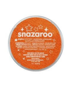 Snazaroo Sparkle Face Paint - Sparkle Orange - 18 ML