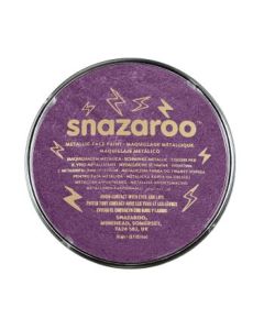 Snazaroo Metallic Face Paint - Electric Purple - 18 ML