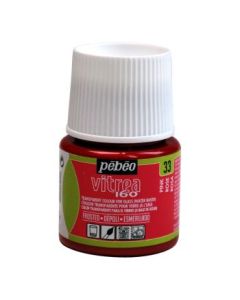 Pebeo Vitrea 160 Frosted Glass Paint - 45 ML Bottle - Pink (33)