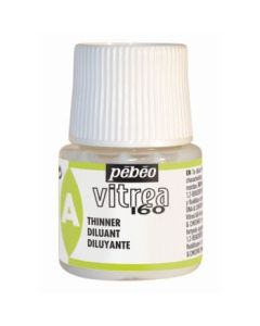 Pebeo Vitrea 160 Glass Paint - 45 ML Bottle - Thinner / Diluant (050)