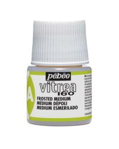 Pebeo Vitrea 160 Glass Paint - 45 ML Bottle - Frost Medium (053)