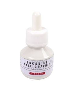 J. Herbin Calligraphic Ink - 50 ML Bottle - Blanc (White)