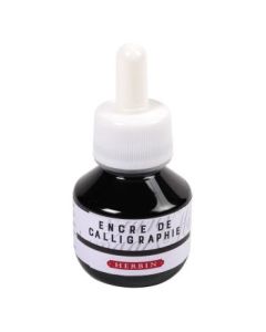 J. Herbin Calligraphic Ink - 50 ML Bottle - Noir (Black)