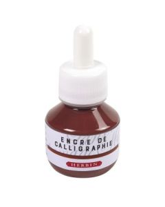 J. Herbin Calligraphic Ink - 50 ML Bottle - Marron