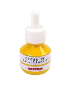 J. Herbin Calligraphic Ink - 50 ML Bottle - Jaune (Yellow)