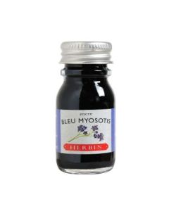 J. Herbin Fountian Pen Inks - 10 ML Bottle - Bleu Myosotis (Forgot Me not Blue)