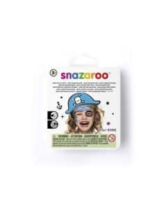 Snazaroo Mini Face Paint Kit - 3 x 2 ML Pans - Blue Pirate