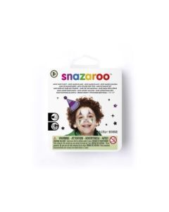 Snazaroo Mini Face Paint Kit - 3 x 2 ML Pans - Jester