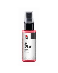 Marabu Art Spray - Acrylic Paint - 50 ML Spray Bottle - Cherry Red (031)