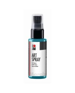 Marabu Art Spray - Acrylic Paint - 50 ML Spray Bottle - Petrol (092)