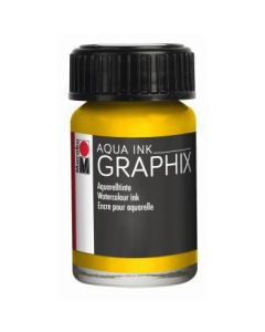 Marabu Graphix Aqua Ink - Bottle of 15 ML - Lemon (020)