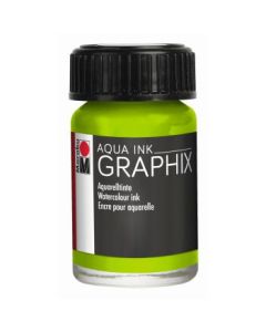 Marabu Graphix Aqua Ink - Bottle of 15 ML - Reseda (061)