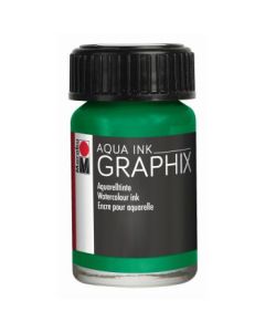 Marabu Graphix Aqua Ink - Bottle of 15 ML - Mint (153)