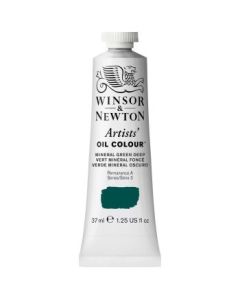 Winsor & Newton Artists' Oil Colour - Tube of 37 ML - Mineral Green Deep (412)