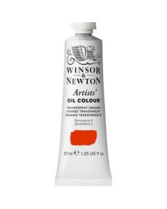 Winsor & Newton Artists' Oil Colour - Tube of 37 ML - Transparent Orange (650)