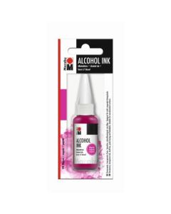 Marabu Alcohol Ink - Bottle of 20 ML - Magenta (014) - Blister Pack