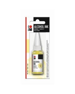 Marabu Alcohol Ink - Bottle of 20 ML - Lemon (020) - Blister Pack