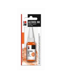 Marabu Alcohol Ink - Bottle of 20 ML - Red Orange (023) - Blister Pack