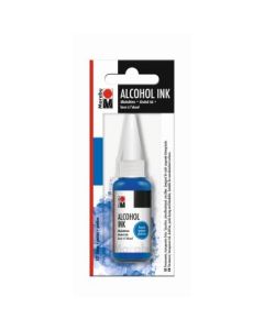 Marabu Alcohol Ink - Bottle of 20 ML - Gentian (057) - Blister Pack