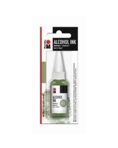 Marabu Alcohol Ink - Bottle of 20 ML - Olive Green (065) - Blister Pack