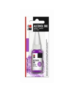 Marabu Alcohol Ink - Bottle of 20 ML - Amethyst (081) - Blister Pack