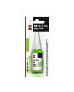 Marabu Alcohol Ink - Bottle of 20 ML - Apple (158) - Blister Pack