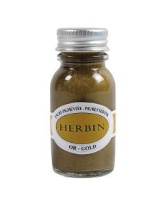 J. Herbin Pigmented Ink - 15 ML Bottle - Or (Gold)